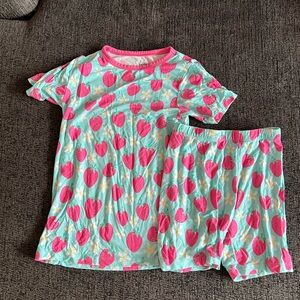 Birdie Bean Strawberry Shorts Pajamas